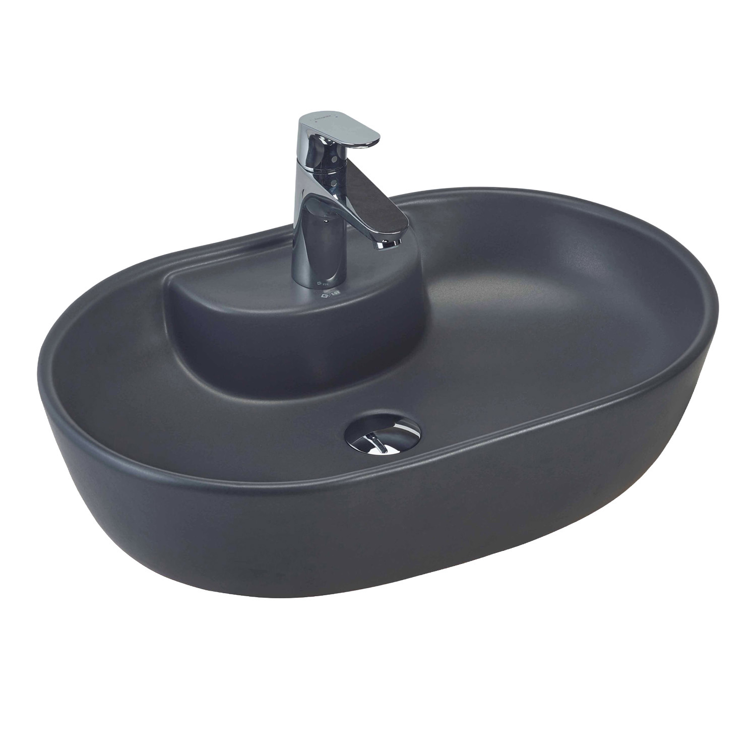 Countertop Bowl Washbasin without Tap Hole